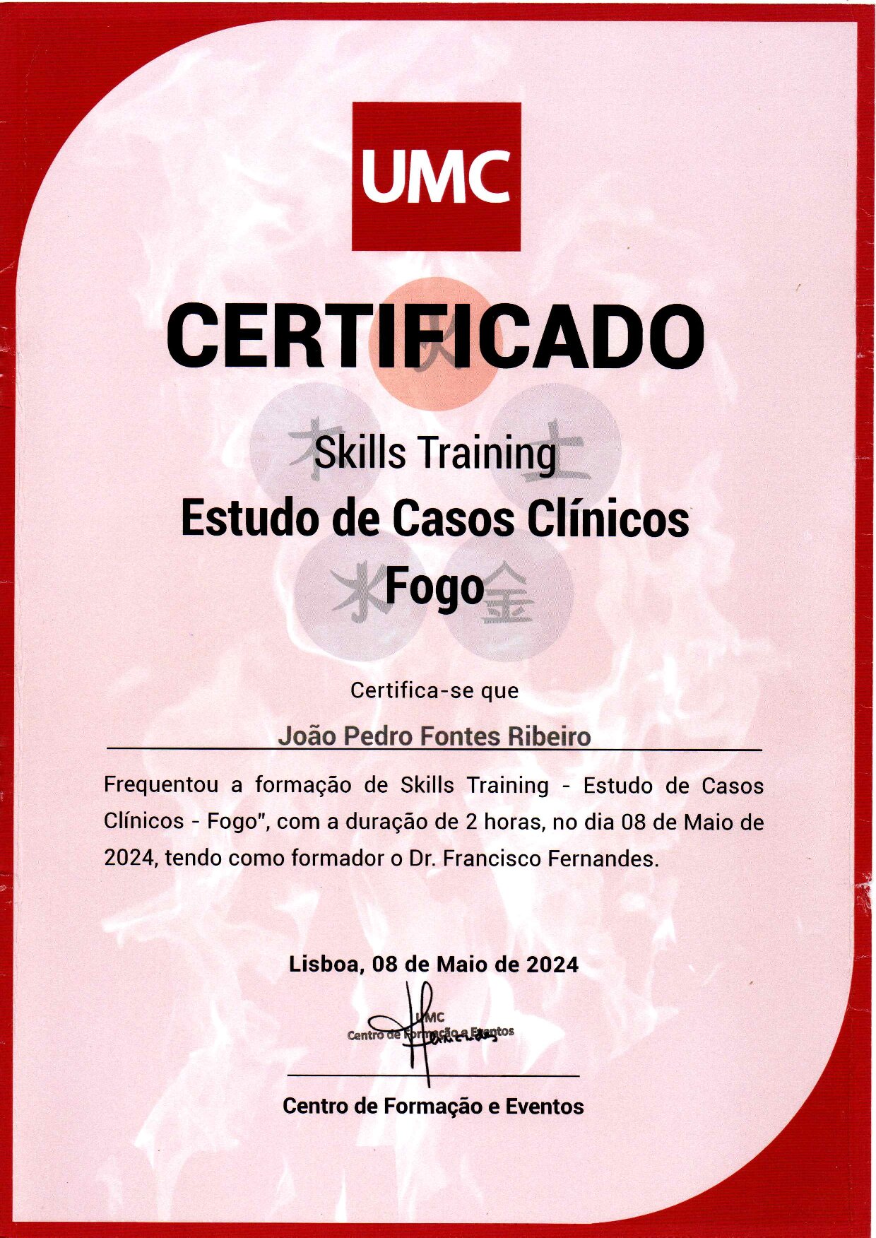Formação Skills Training - Fogo